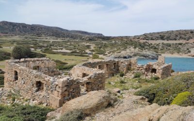 ITANOS, COTE NORD-EST DE LA CRETE, UNE CITE ANTIQUE QUI SURPLOMBE LA MER